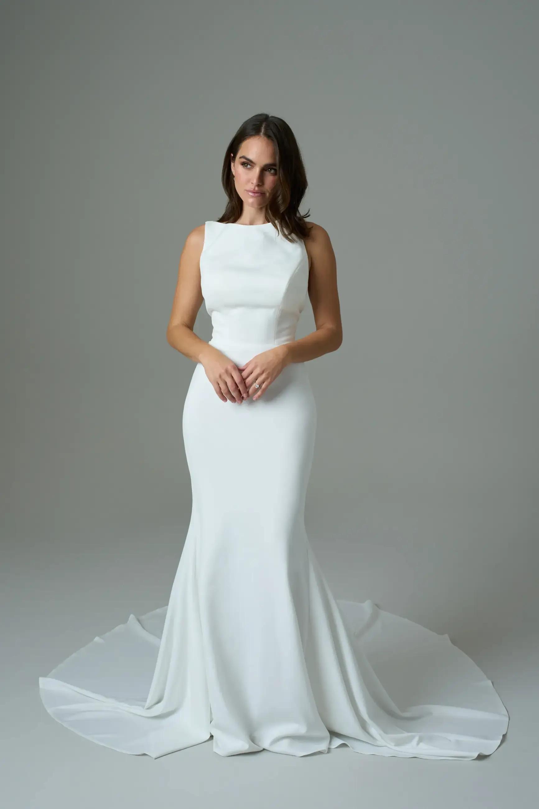 Modern Elegance: Embracing Contemporary Silhouettes in 2024 Bridal Gowns Image