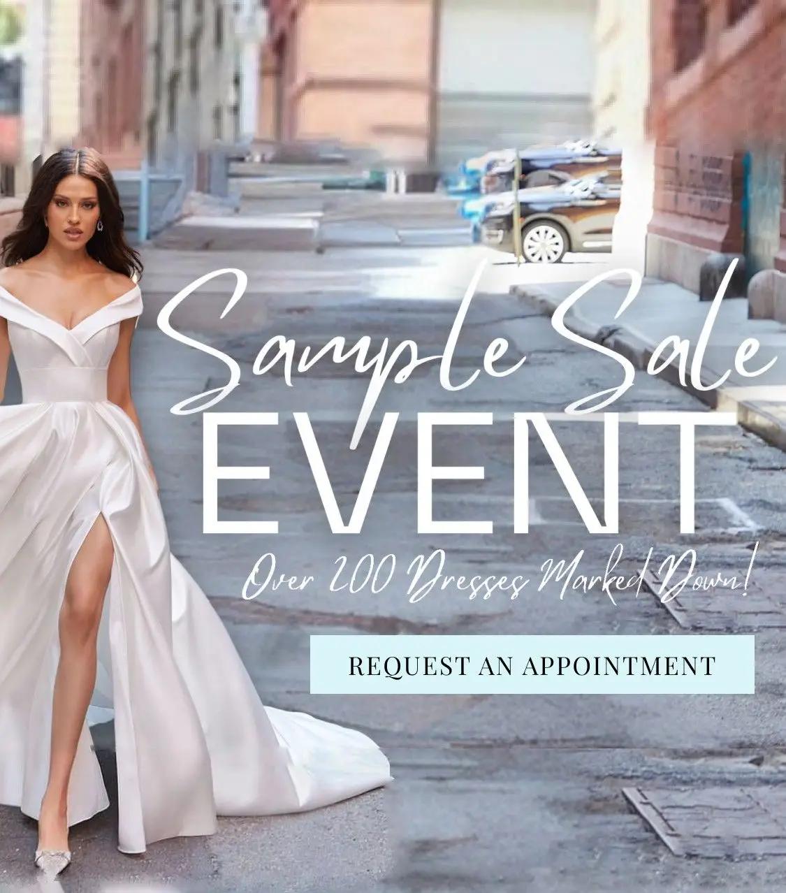 Sample Sale event mobile banner