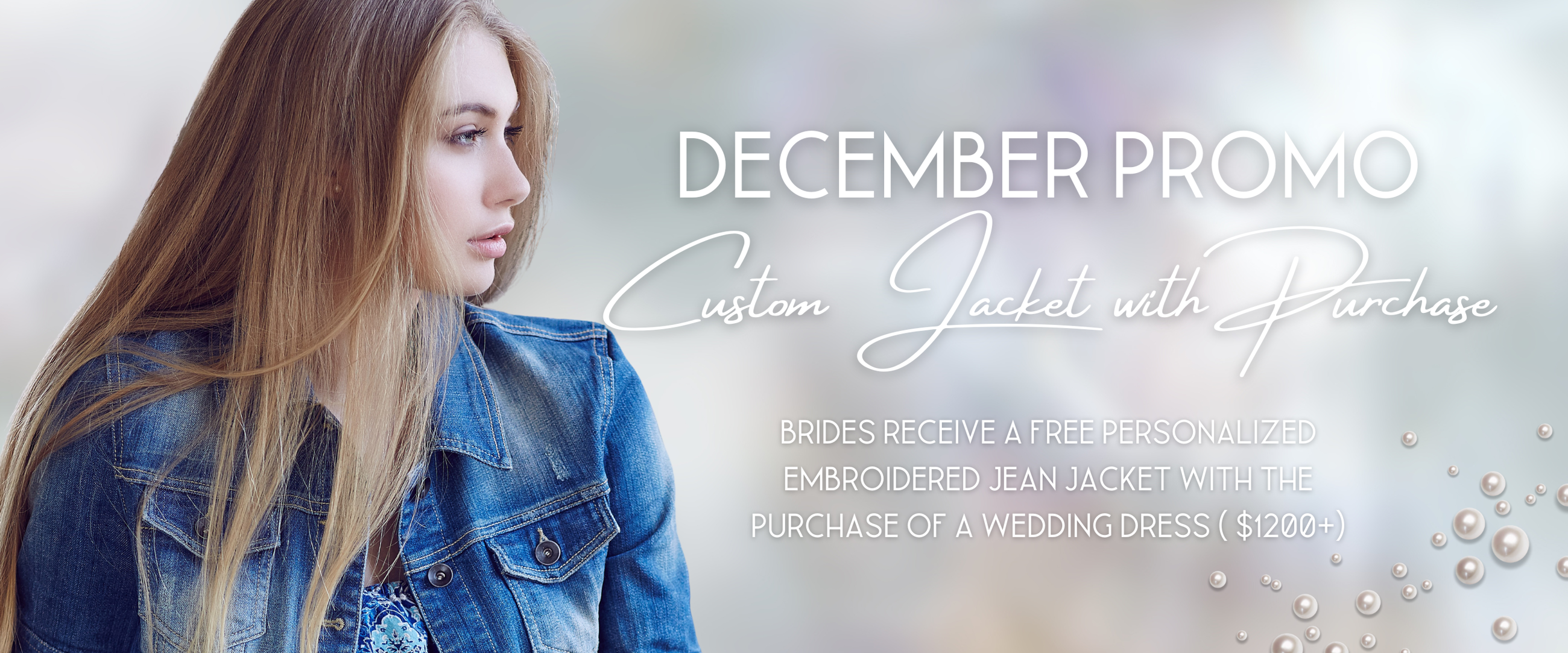 December Custom Jacket Promo banner desktop