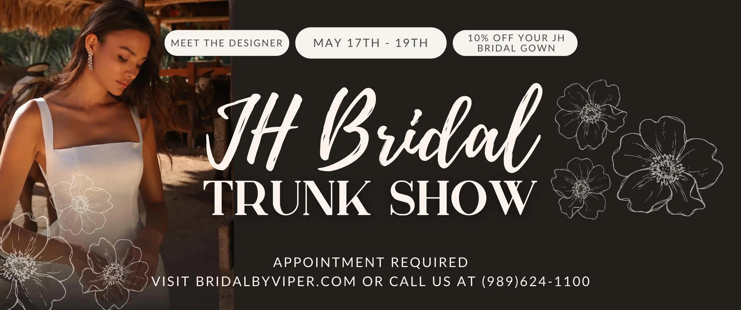 JH Bridal Trunk Show desktop banner