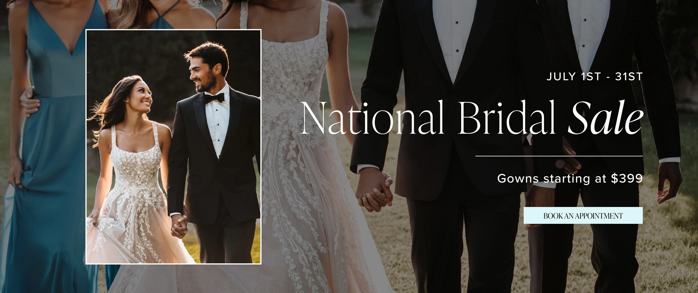 National Bridal Sale desktop banner