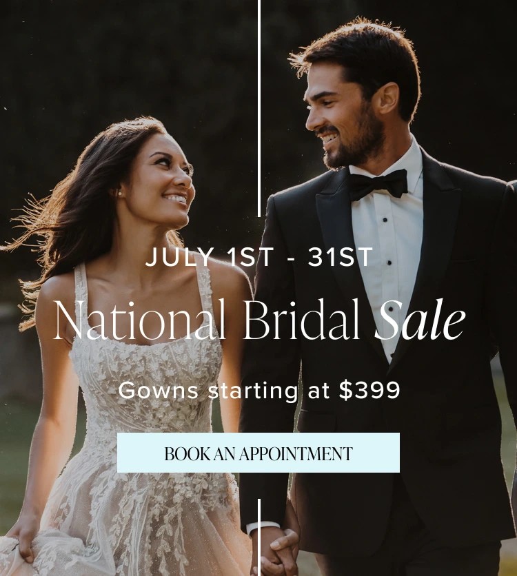 National Bridal Sale mobile banner