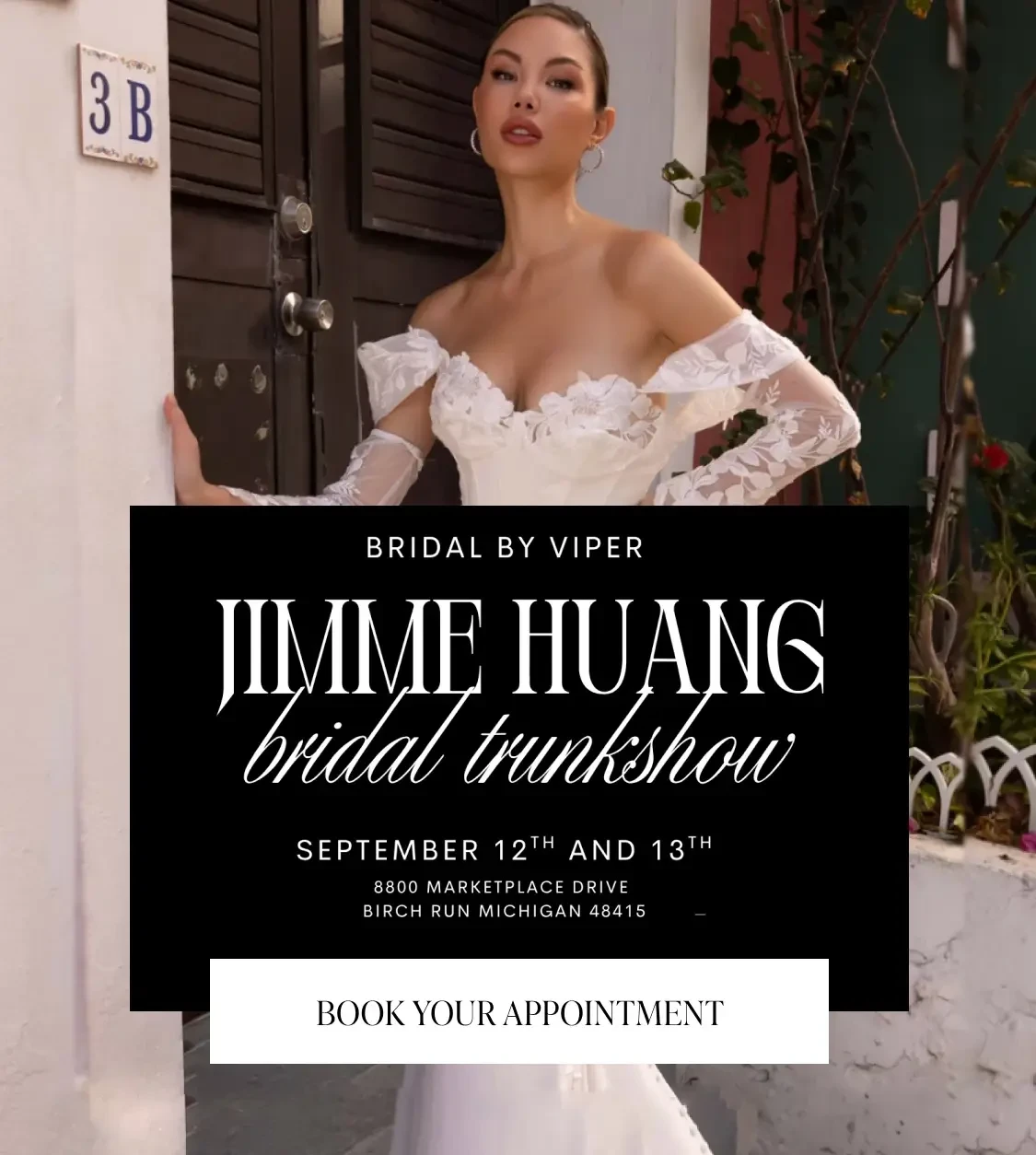 Jimme Huang bridal trunk show