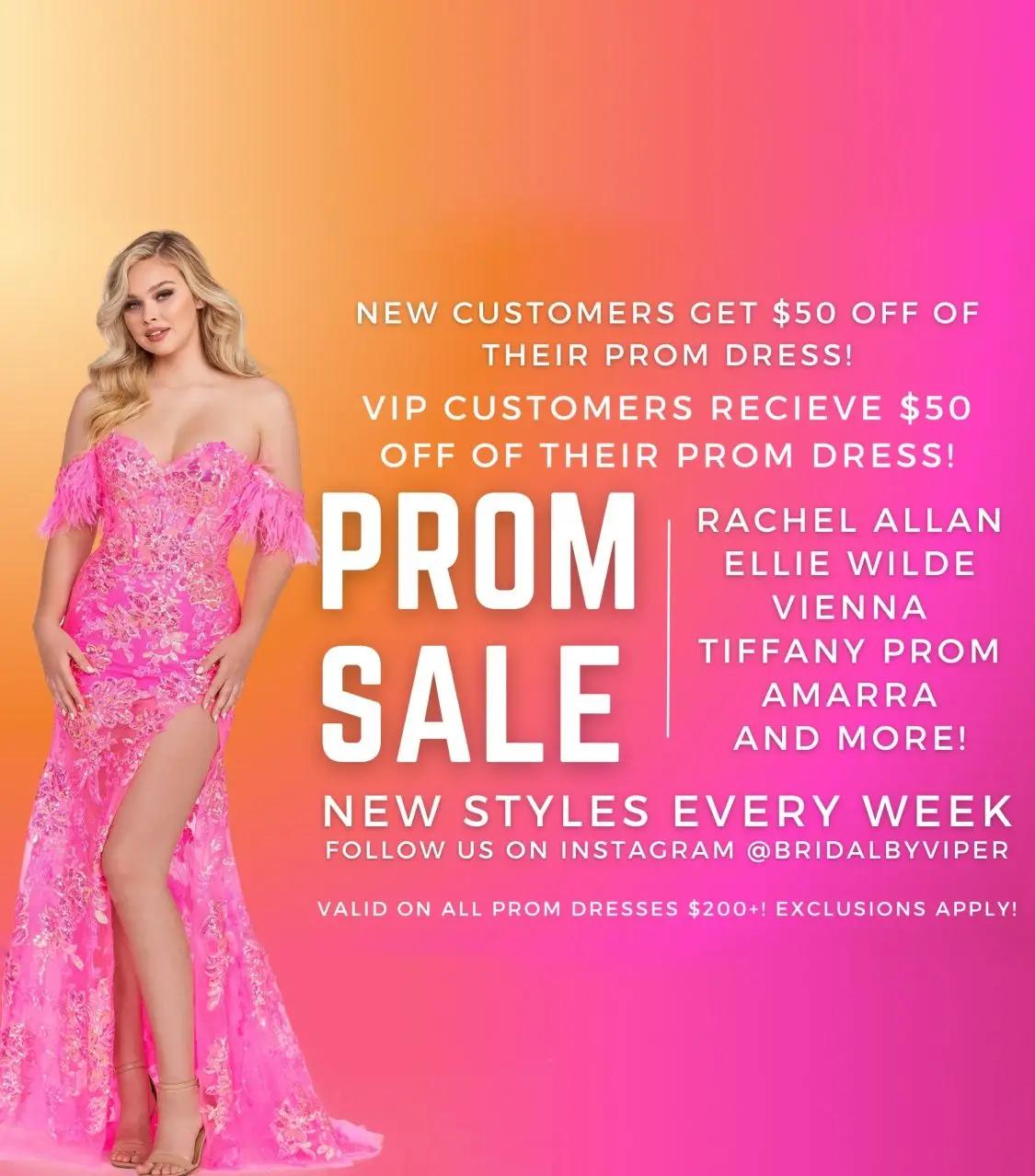 March Prom Sale mobile banner